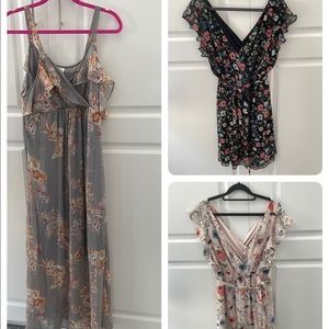 (3) Jessica Simpson maternity dresses Large pregnancy